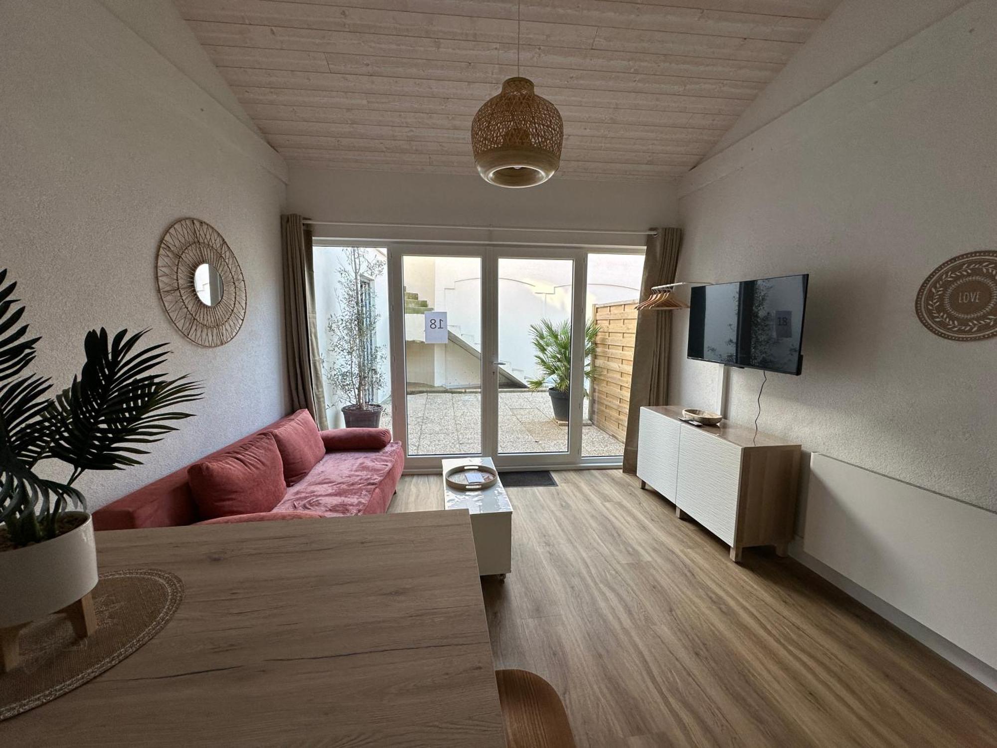 La Dune, Proche Rue Pietonne Et Plage 圣让-德蒙 外观 照片