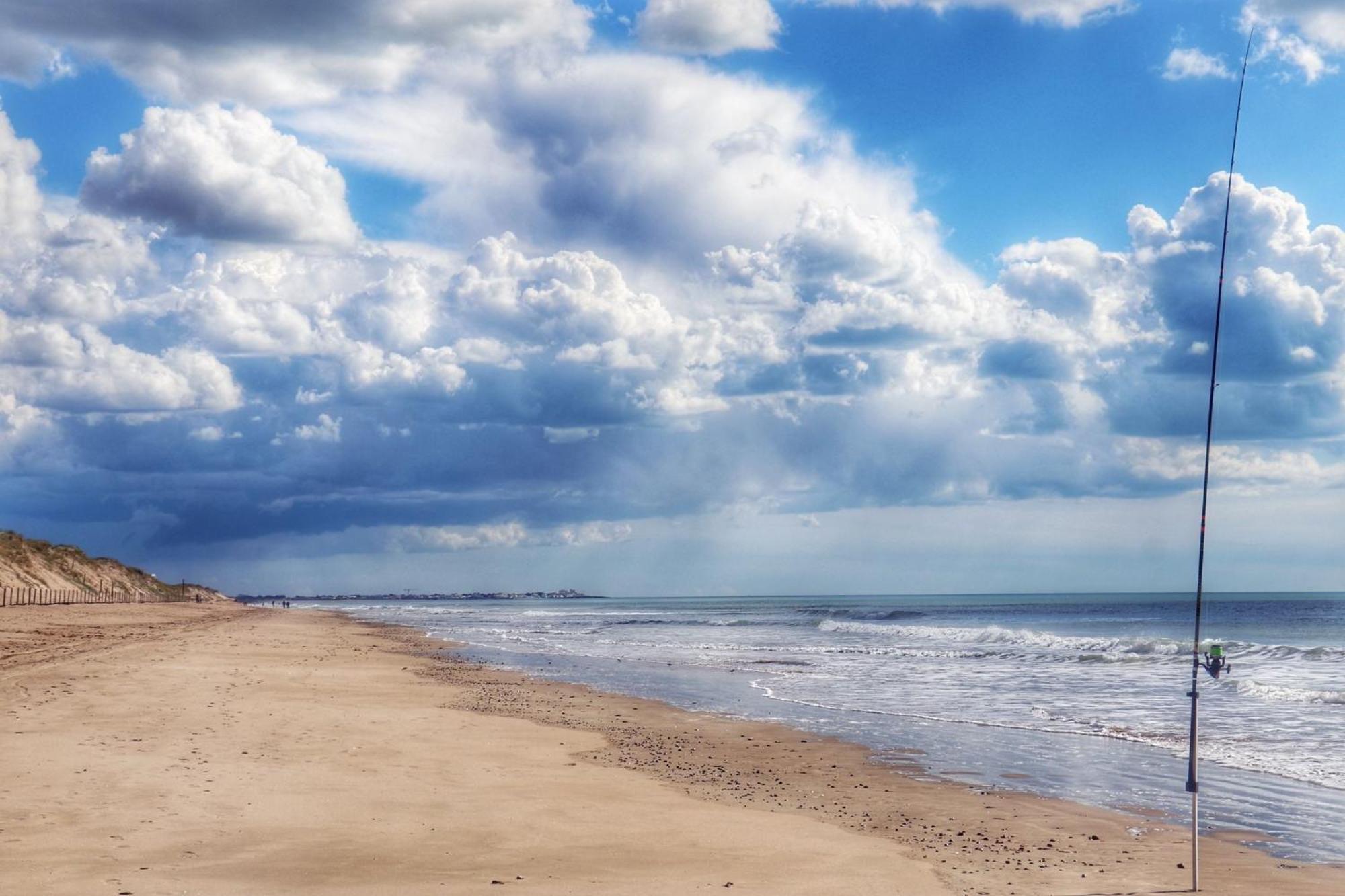 La Dune, Proche Rue Pietonne Et Plage 圣让-德蒙 外观 照片